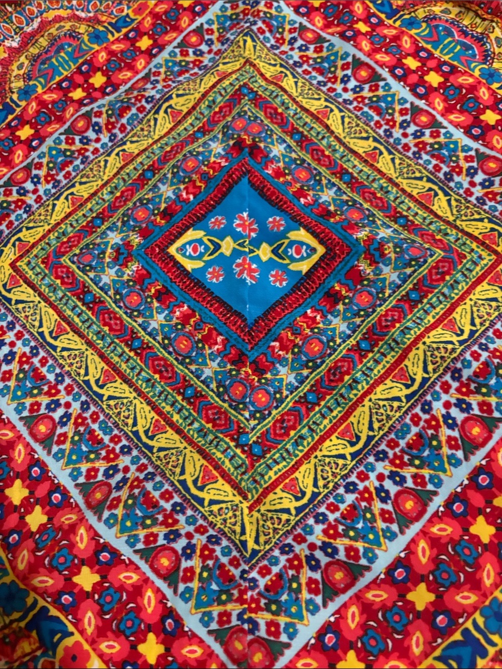 OFFERS OPEN! Lulumari Multicolor Boho Halter Hippie Dress summer sundress Small - Picture 7 of 7